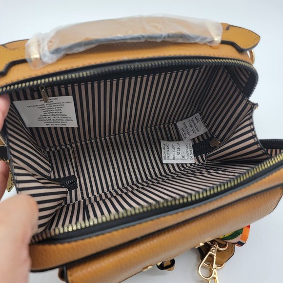 Crossbody Jolene Couture  color Mustard NWT - Picture 6 of 10